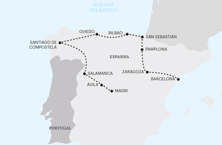 Barcelona, Norte de Espanha e Galiza Barcelona, Norte de Espanha e Galiza