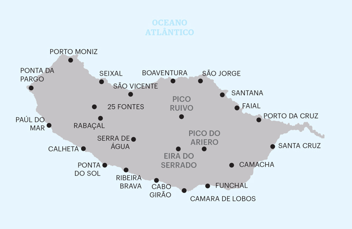 Circuito encantos da Madeira - Partidas de Lisboa Circuito encantos da Madeira - Partidas de Lisboa